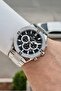 Men's Wristwatch with Black Dial, Gray Color Strap, 46.5 Mm, Same as in the Image - 2