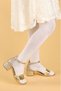 Sheila Ayna Sand Daily Girl's 3 cm Heeled Sandals Evening Dress Shoes - 3
