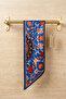 Lumina Ethnic Floral Patterned Silky Textured Women's Tie Scarf – Neck Scarf - 5