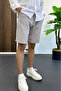 Men's Cotton Muslin Fabric Shorts Gray Edw501 - 2