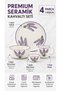 Lavira Series Handmade 4-Piece Single Person Special Ceramic Breakfast Set - 8
