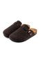Women's & Men's Unisex Cork Sole Felted Comfort Model Winter Closed-Front Felt Model Sabo Daily Comfortable House Slippers - 2