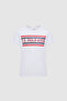 Boy's White Crew Neck T-Shirt 50327008-Vr013 - 6