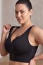 Women's Seamless Front Closure Gathering Corset Bra |   Laser Cut Sports Bustier with Upright Posture Support |   Non-Marking, Comfortable Design - 2