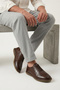 , Men's Genuine Leather Casual Shoes 1611025Z2000 Hazelnut