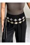Jacket, Dress, Pants, Evening Dress, Body Chain, Beach Belt with Patterned Chain ​​Accessories