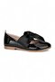 Orthopedic Pad Sole Bow Detailed Girls' Black Ballerinas - 3