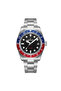 LUMINA DATE JUST Men's Analog Black Dial Watch - T24006-SBSB