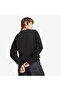 سويت شيرت نسائي أسود من Elevated Essentials Comfort Crew - 2