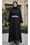 Lace Mother Dress Black 16800