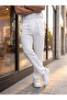 Men's Summer Comfortable Fit Linen Trousers with Elastic Waist - 2