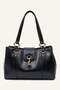 Women's Black Shoulder Bag H0995Axns - 2