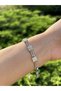 Bym009 Stone-Studded Women's Steel Bracelet a Quality Stylish Silver Color Model - 7