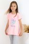 Girl's Tights Set Colorful Shoes Printed 5-10 Years, Pink - 3