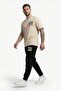 Space Print Top and Bottom Tracksuit Set Oversize Crew Neck - 7