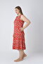 Women's Large Size Cotton Modal Fabric Short Dress 8030 - 5