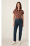 Embroidery Detailed Women's Polo Neck T-Shirt