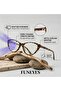 Leopard Zurich Blue Light Filter Glasses Acetate Frame Metal Hinge - 2