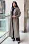 Trench Coat with Embroidered Collar and Epaulets on the Sleeves - 2