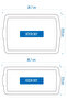 Melamine Tray Set of 2 Lavinia Series - 4