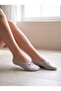 Women's Flat Socks with Lace Bow Detail, 3 Pairs - 4