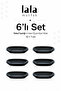 Gözde Small Kayık Plate Set of 6 (12X7 cm) - Break-Resistant Breakfast, Snack, Presentation Plate - 4