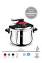 Matik 7 Lt Pressure Cooker Black |   Safe Pressure System |   18/10 Stainless Steel | - 2