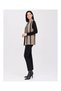 Women's Black Embroidered Mercerized Seasonal Knitwear Mother Vest - Beige - 3