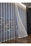 Tulle Curtain Patterned Iron-On Non-Iron 1E 2-Layer Sparse Pleated Suitable for Living Room, Kitchen, Balcony and Children's Room - 5