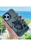 iPhone 13 - 14 and 15 Compatible Does Not Leave Fingerprints Print Pattern Metallic Electro Silicone Case - 5