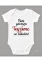 Organic Cotton Gently Give Me to My Aunt Printed Baby Bodysuit