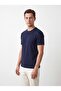Comfort Fit Cotton Crew Neck Navy Blue T-Shirt Ts 929 - 2