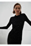 Crystal Detailed Backless Dress