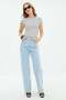Polka Dot Crew Neck Slim Fit T-Shirt - 4