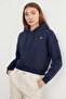 3 Thread Triangle Metal Emblem Hooded Sweatshirt