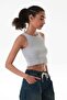 Basic Ribbed Halter Neck Modal Body - 6