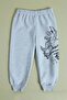 Dinosaur Printed Boy's Sweatshirt Set - 4