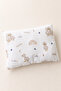100% Cotton Muslinywnidoğan Baby Pillow 42X33 cm Bead Silicone Filled 2-Pack Pillowcase - 2