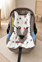 100% Cotton Muslin Stroller Cushion and Car Seat Cushion |   Beads Silicone Filled