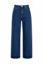 High Waist Stone Detailed Straight Jean Pants - 5