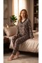Angelique 100% Cotton Long Sleeve Women's Pajamas Set 21519 - 2