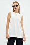 Basic Crew Neck Sleeveless Tunic