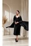2 Piece Satin Slit Lace Embroidered Nightgown Dressing Gown Set Dowry Bride Bride - 5