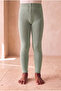Children's Cotton Tights Water Green - 2
