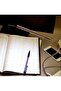 مصباح كتاب مصنوع من المعدن باللون الأسود مزود بإضاءة LED USB و10 مصابيح LED مرنة لقراءة الكتب ومصباح طاولة للملاحظات - 5