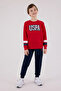 4-15 Years Old Licensed Us Polo Assn Boys Team-Red - 6