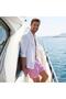 Anchor Men's Swim Short with Three Pockets, Mesh Inside, Elastic and Laced Waist - 5