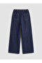 Timeless Clothing & Timeless Choices Women's Wide Leg Jeans with Drawstring Waist - 7