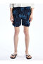 Nevavm Short Length Patterned Men's Swim Shorts with Difference - 2