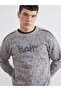Esvab • Modern & Distinctive Zero Roba Collar Printed Men's Thick Sweatshirt - 2